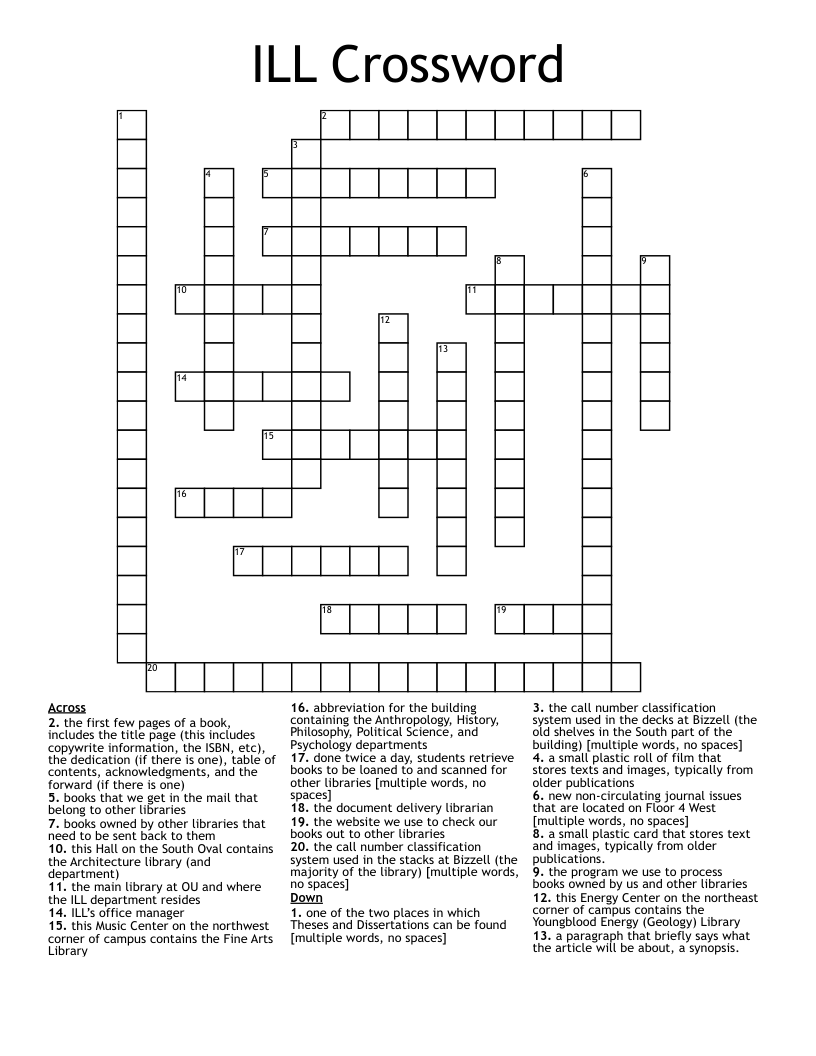 Ill Will Crossword Clue 6 Letters