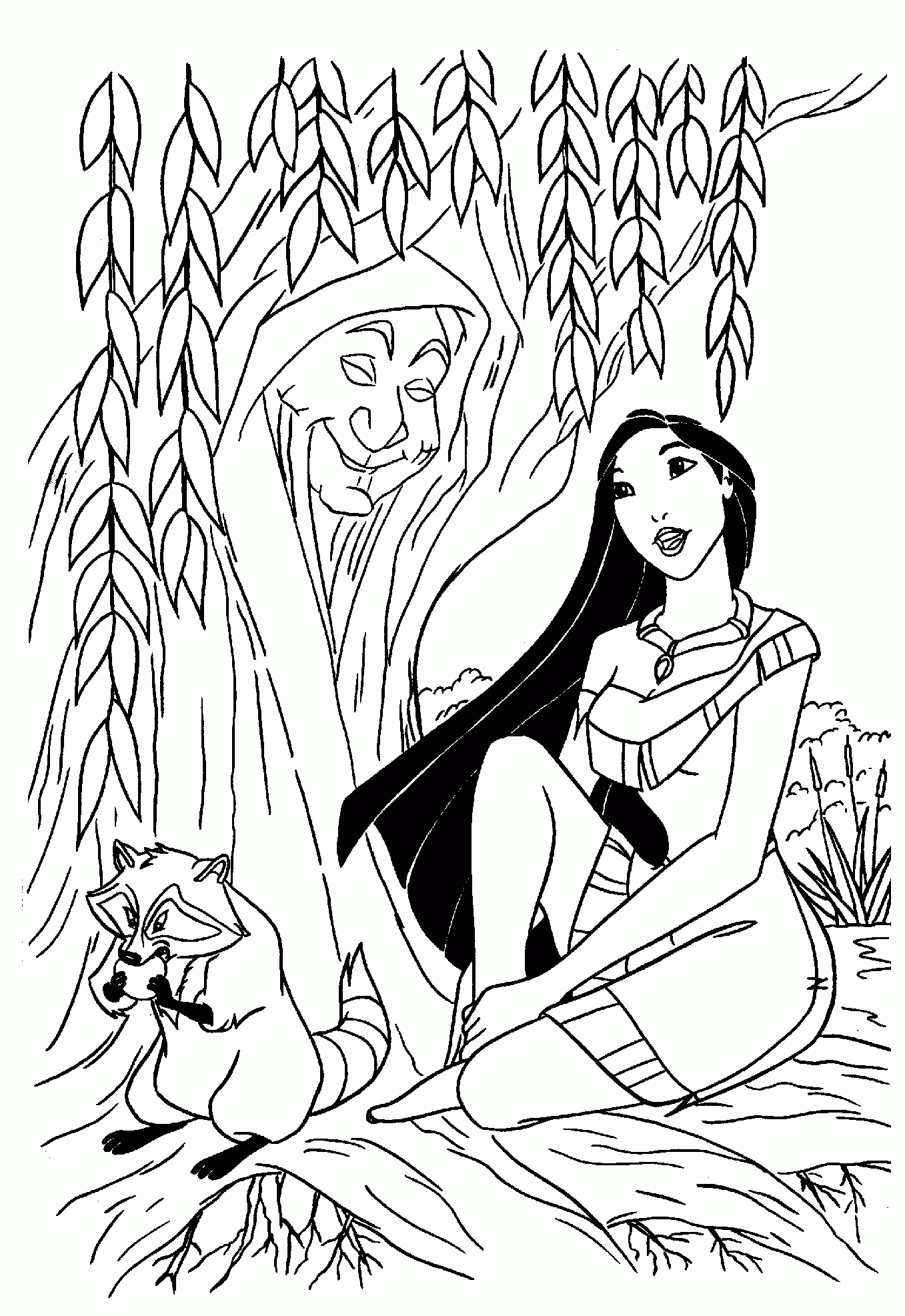 Image Of Pocahontas To Print And Color Pocahontas Coloring Pages
