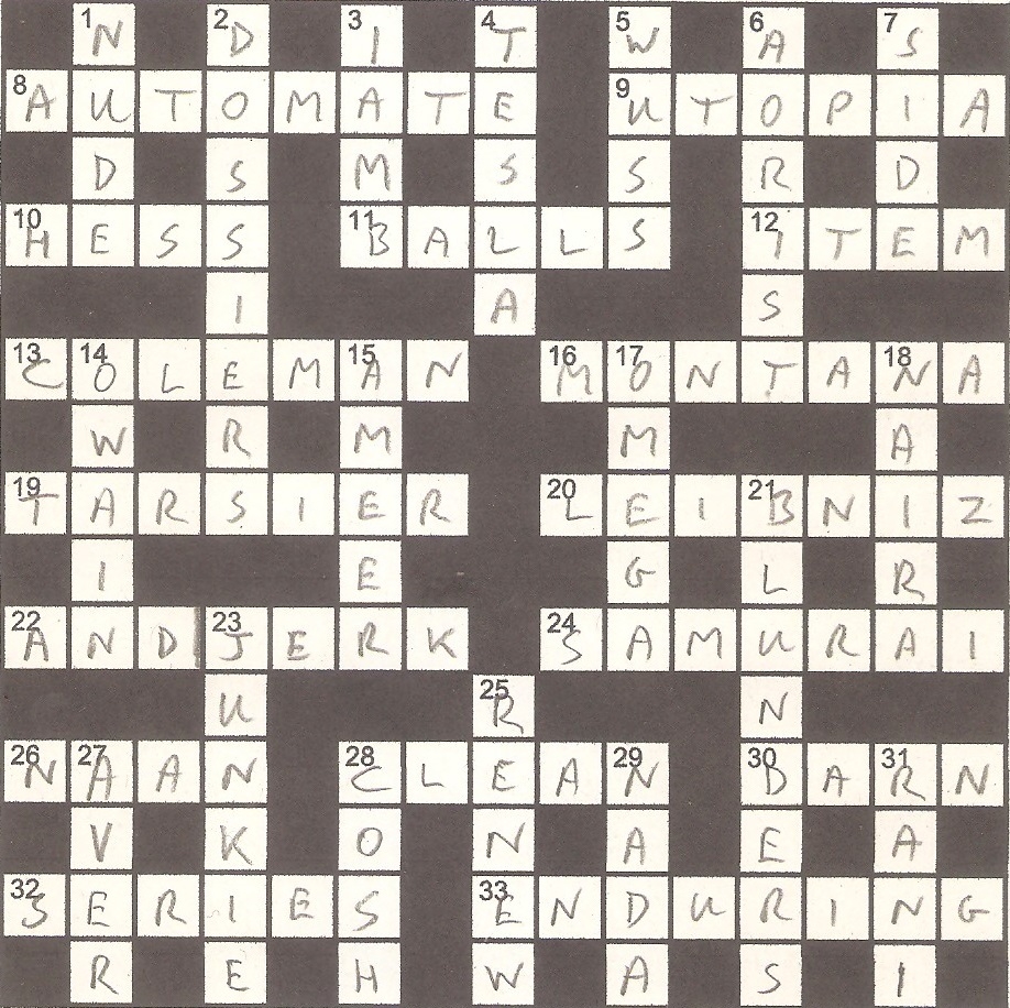 top notch crossword clue