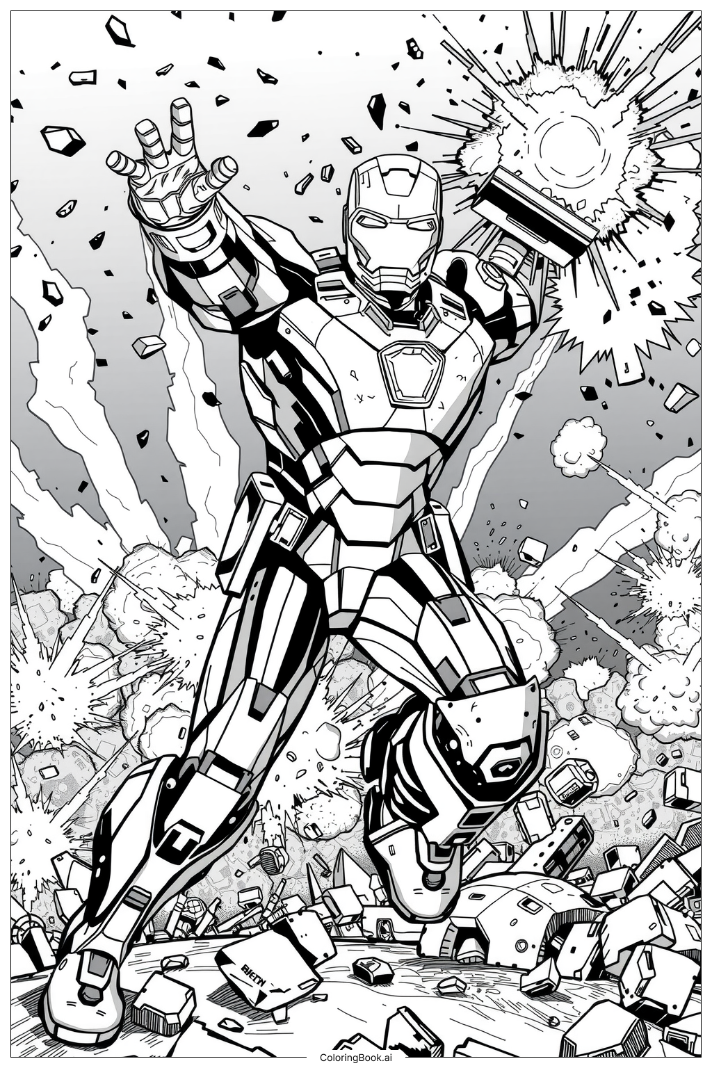 iron man coloring pages