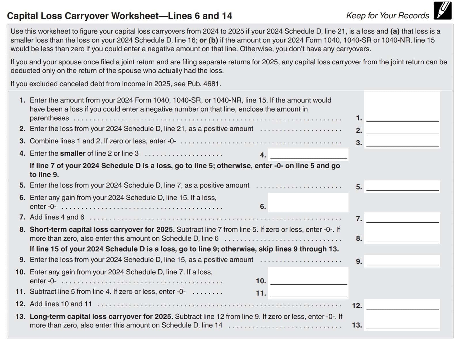 schedule d tax worksheet schedule d tax worksheet