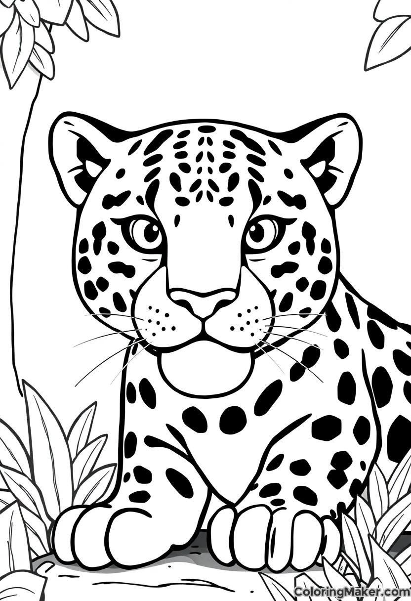 Jaguar Coloring Pages 5 Free Printables ColoringMaker Jaguar Coloring Pages 5 Free Printables ColoringMaker