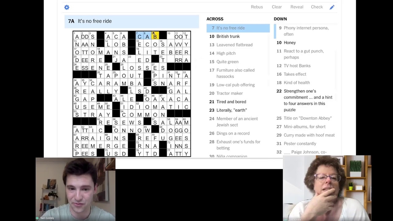 kind of tv nyt crossword