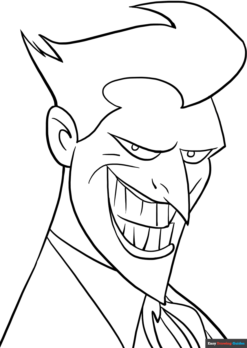 joker coloring pages