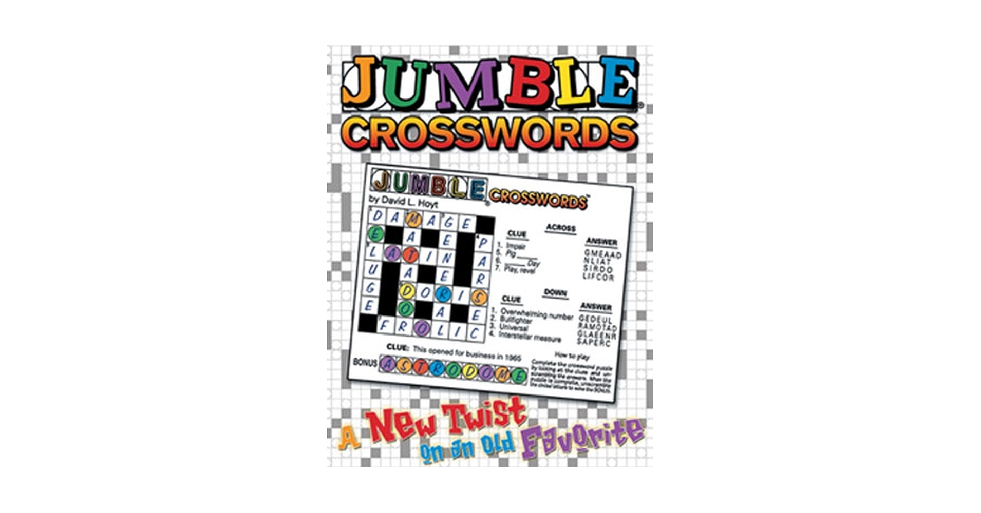 Jumble Crosswords A New Twist On An Old Favorite Jumbles Tribune Media Services 9781572433472 Amazon Books Jumble Crosswords A New Twist On An Old Favorite Jumbles Tribune Media Services 9781572433472 Amazon Books