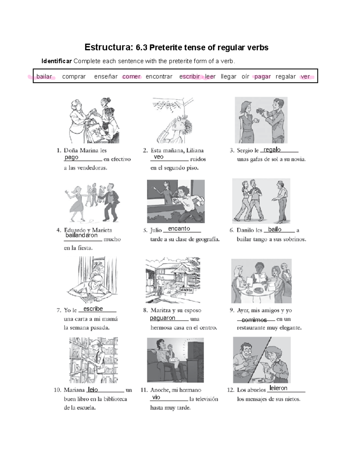 Kami Export Estructura 6 Estructura 6 Preterite Tense Of Regular Verbs Identificar Complete Studocu Kami Export Estructura 6 Estructura 6 Preterite Tense Of Regular Verbs Identificar Complete Studocu