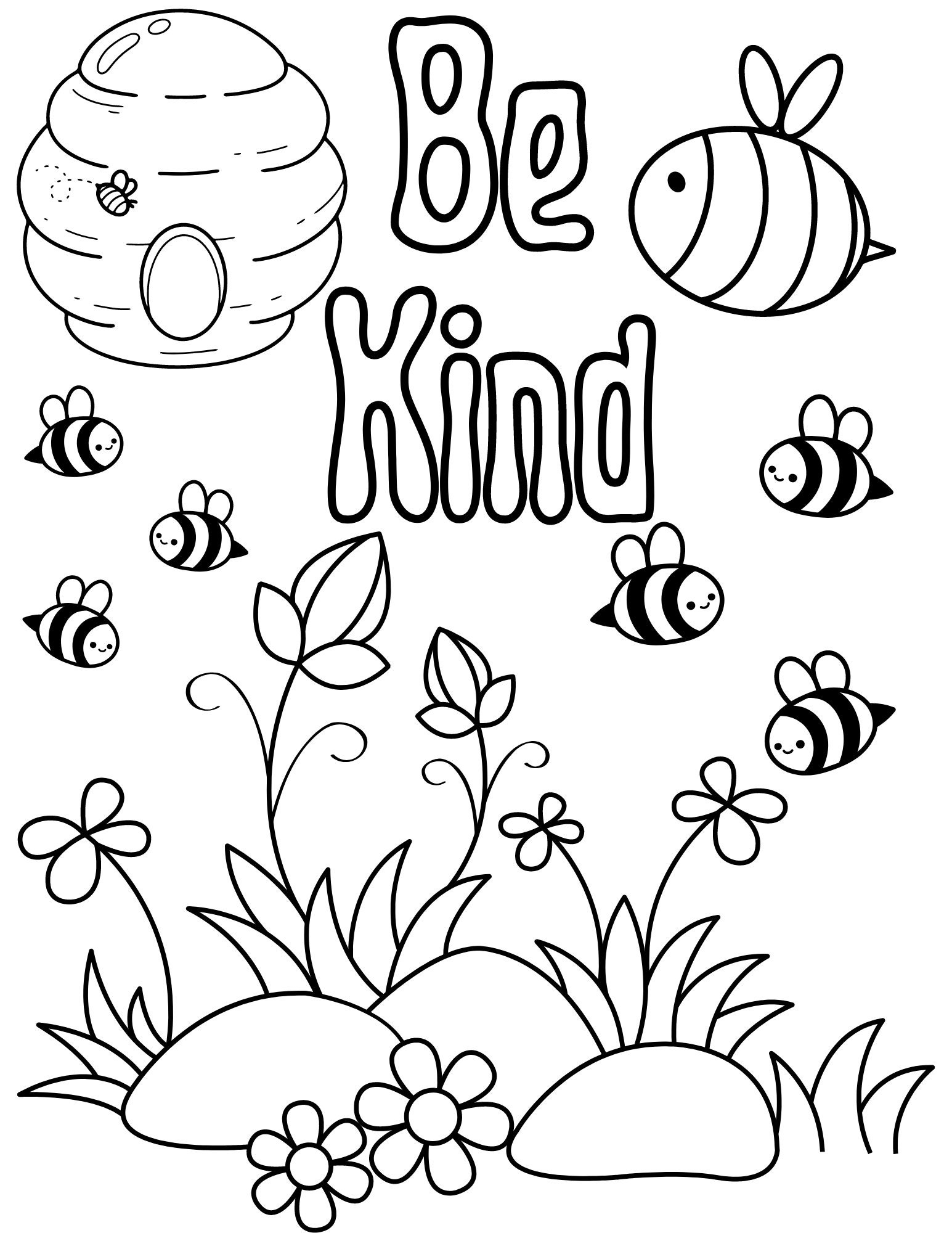 Kid s Kindness Coloring Pages 10 Pages Of Fun Educational Printable For Learning School Art Projects And Homeschool Activity Etsy Israel