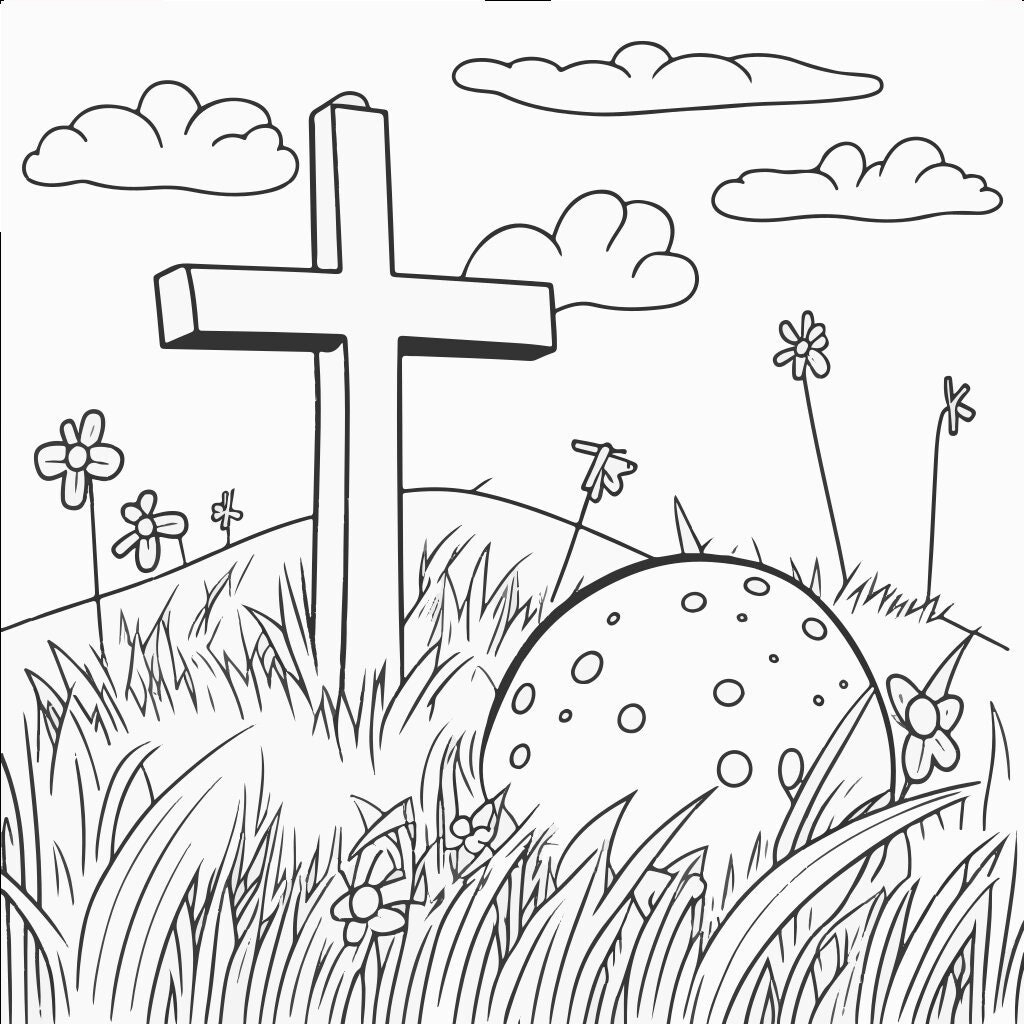 Kids Jesus Coloring Page Child Easter Coloring Page Toddler Religious Coloring Page Catholic Kids Coloring Page Etsy