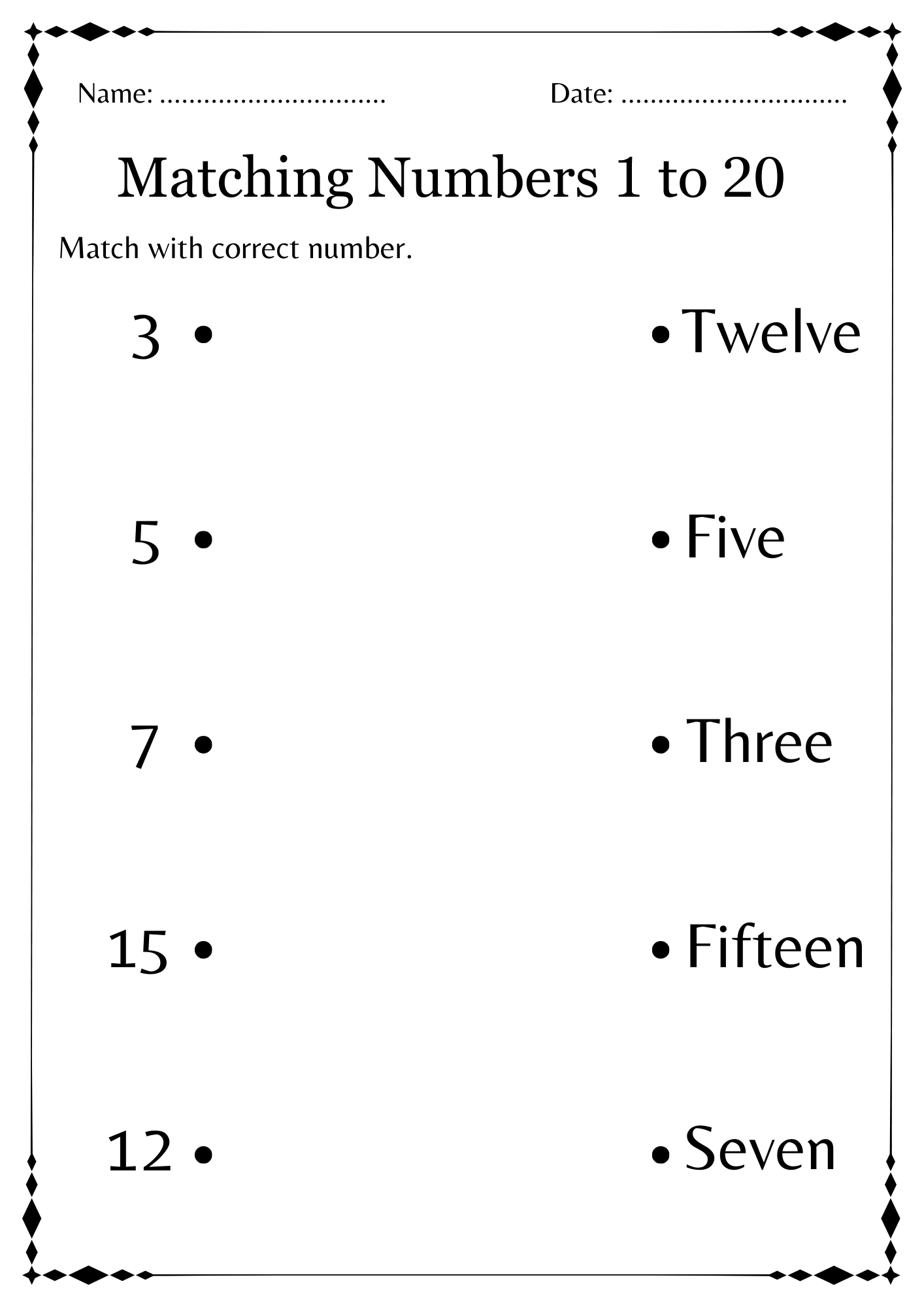 numbers 1 20 worksheets numbers 1 20 worksheets
