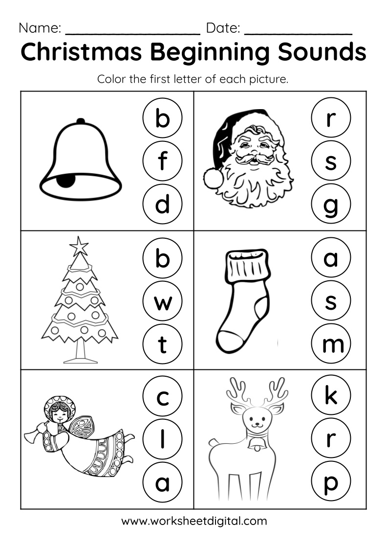 phonics worksheets for nursery