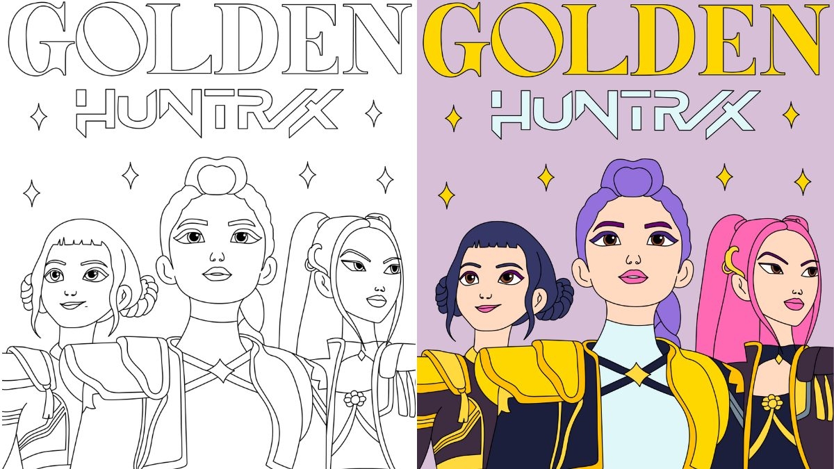 kpop demon hunter coloring pages kpop demon hunter coloring pages