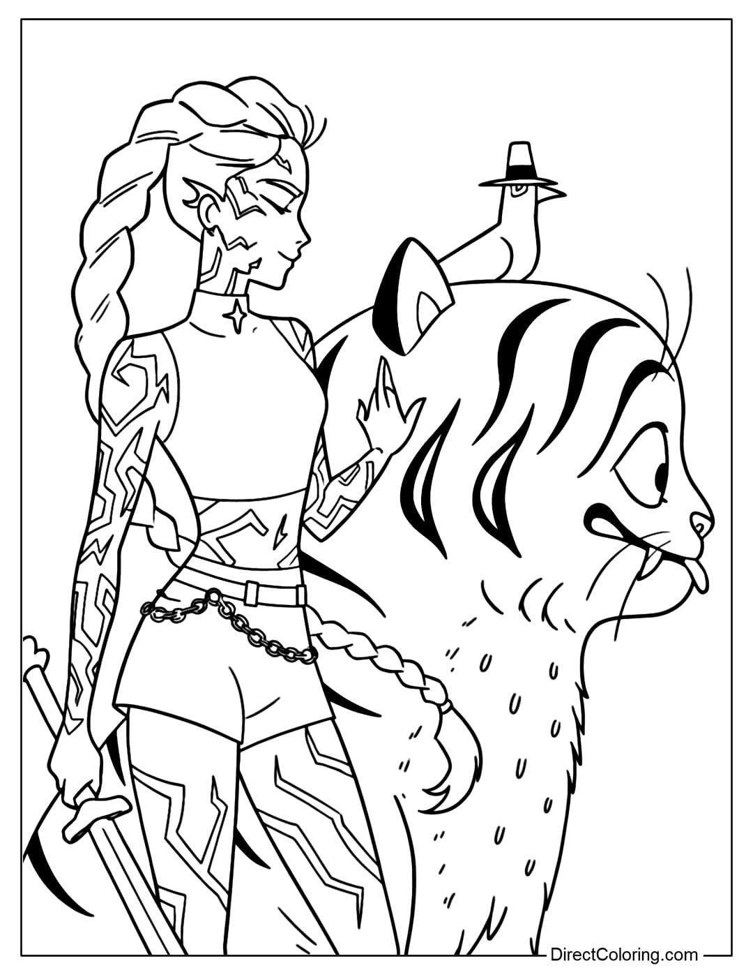 KPop Demon Hunters Coloring Pages Free PDF To Download And Print KPop Demon Hunters Coloring Pages Free PDF To Download And Print