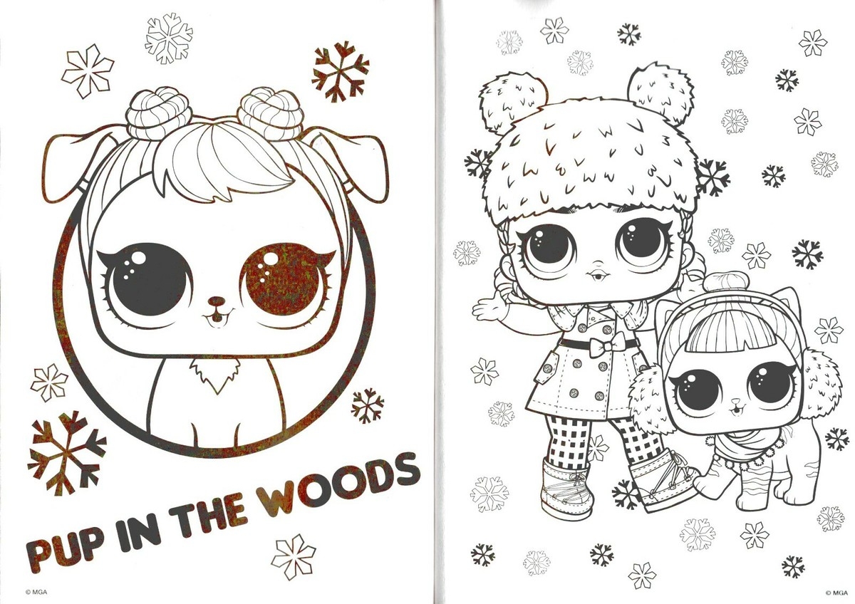 L O L Surprise Christmas Edition Holiday Jumbo Coloring Activity Book EBay