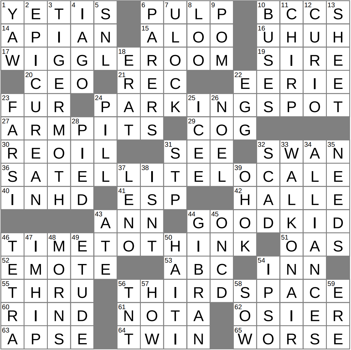 LA Times Crossword 8 Jan 26 Thursday LAXCrossword