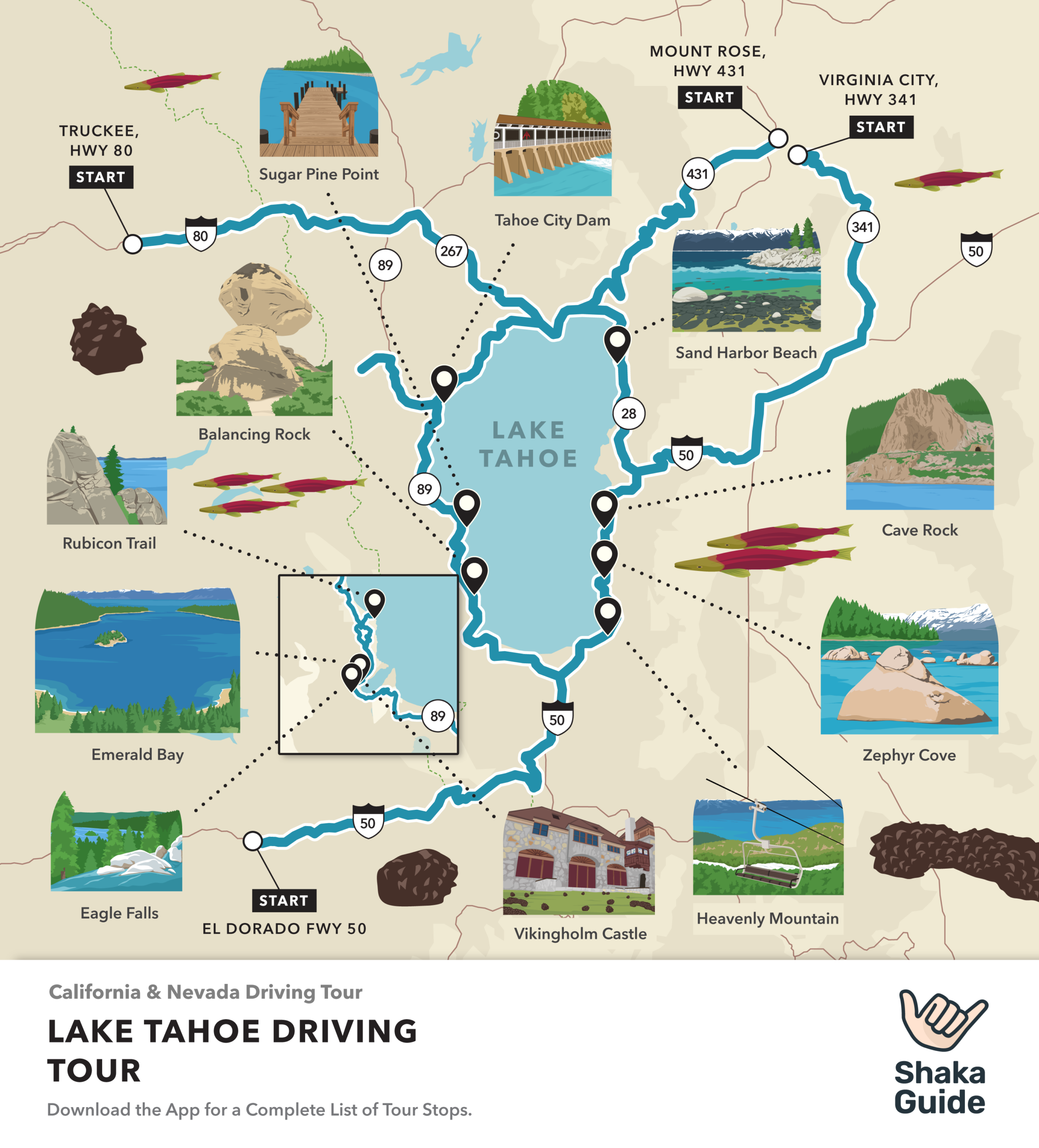 Lake Tahoe Itinerary Shaka Guide