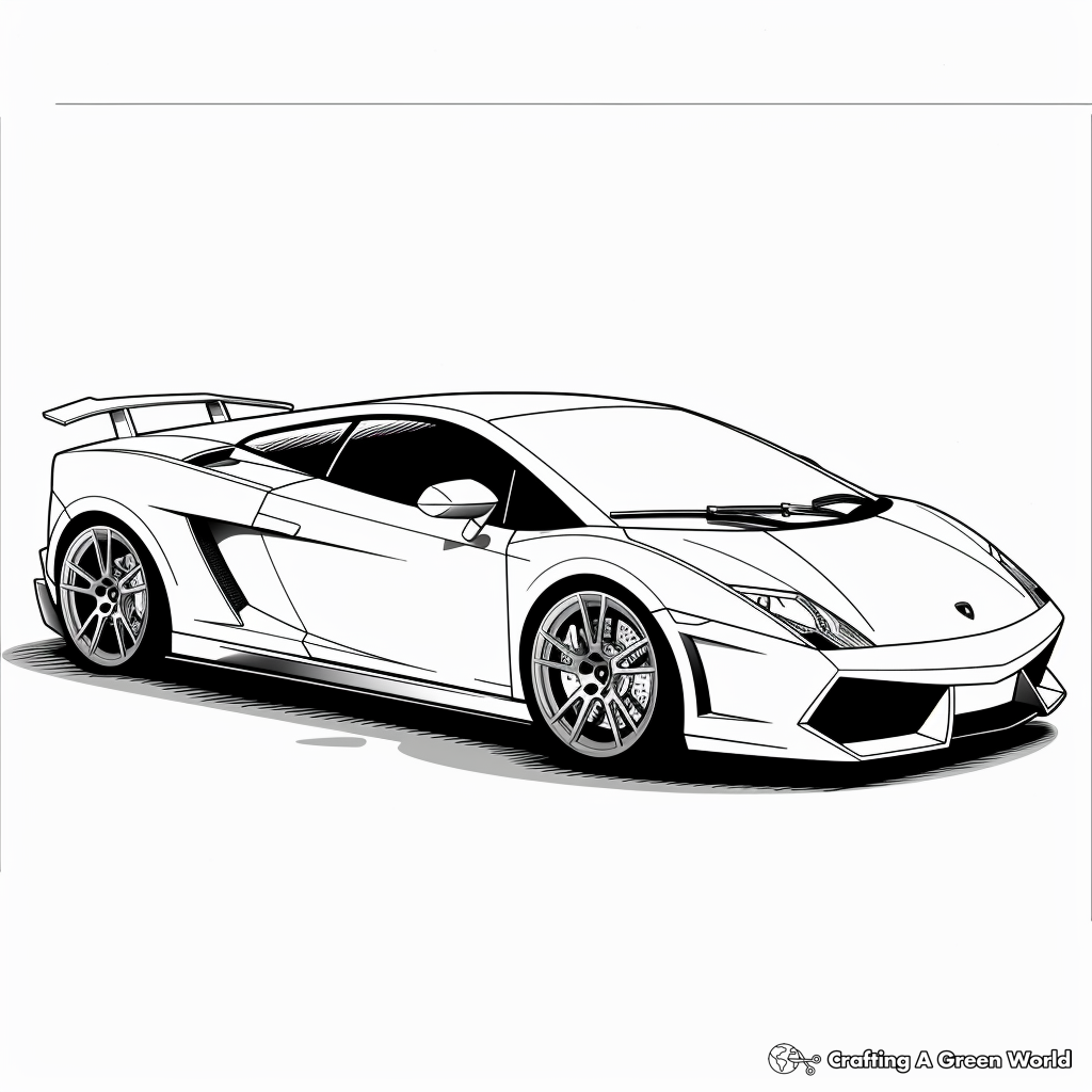 lamborghini coloring page lamborghini coloring page