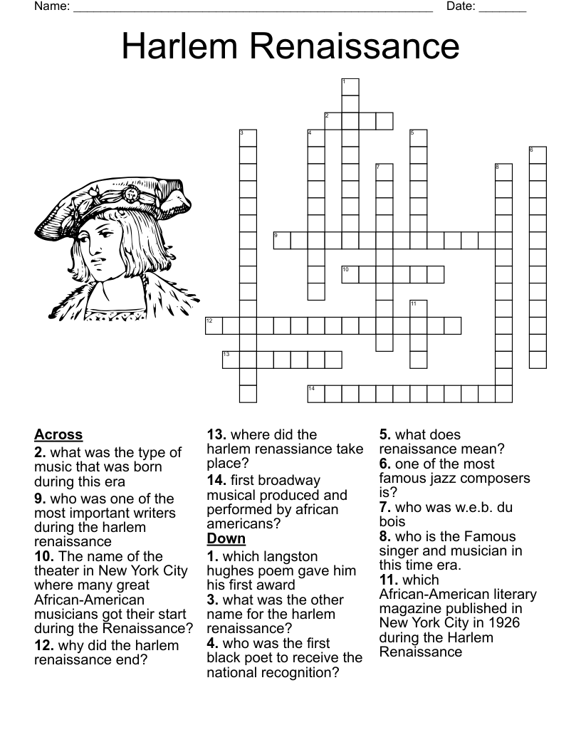 Langston Hughes Word Search WordMint