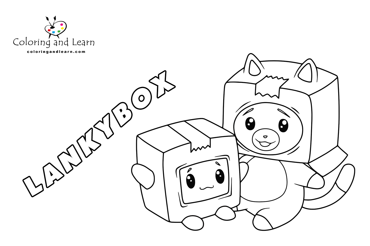 LankyBox Coloring Pages FREE 2026 Coloring And Learn