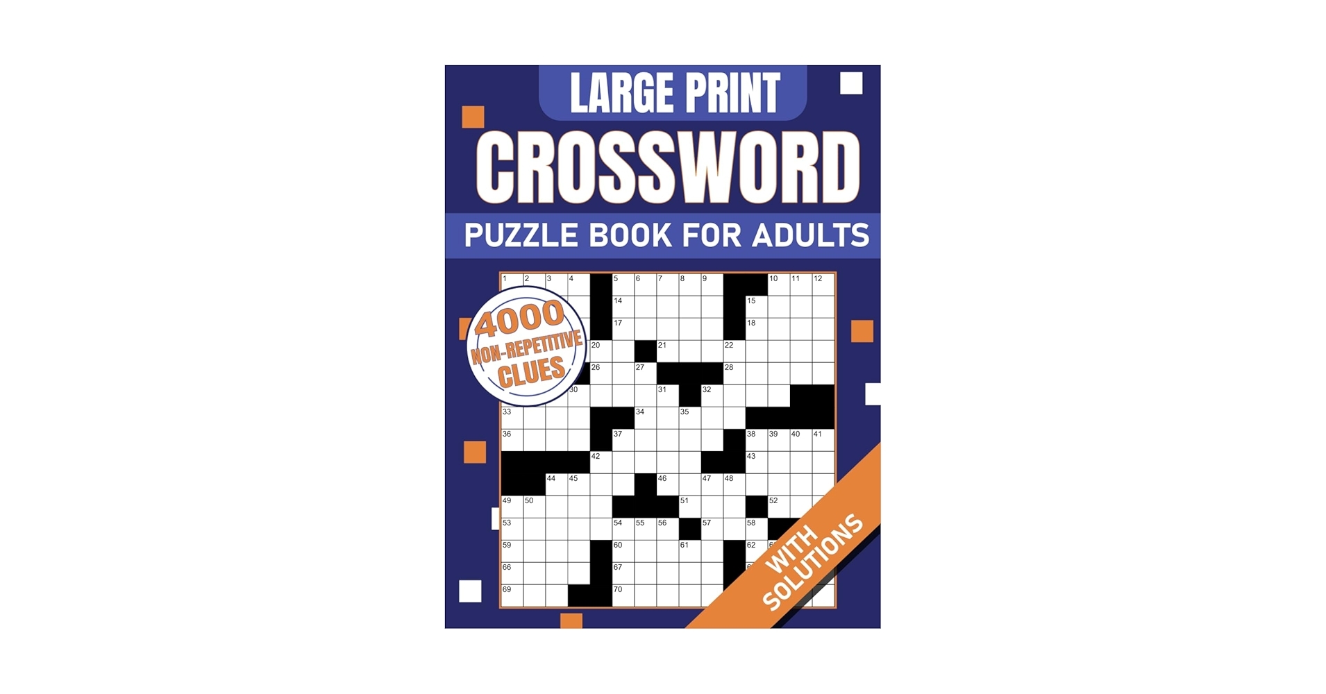 Large Print Crossword Puzzle Book For Adults 4000 Fun No Repeat Clues To Boost Brain Power And Keep Your Mind Healthy Bradley Anton 9798321858752 Amazon Books
