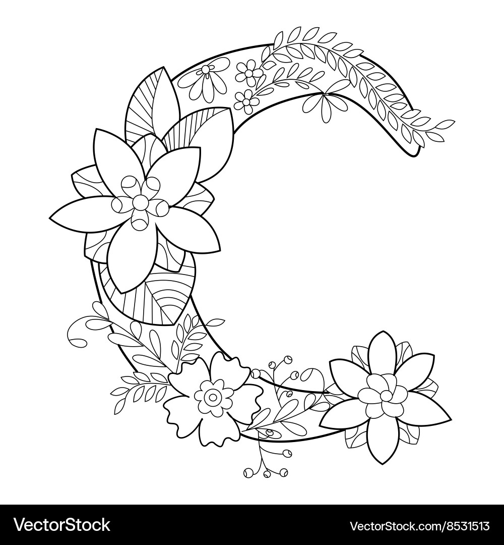 coloring pages for the letter c