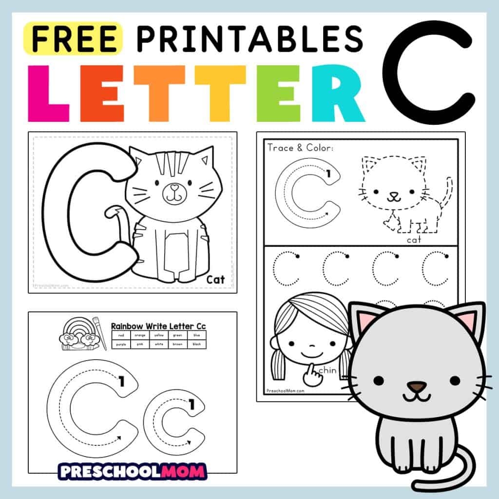 letter c worksheets for preschool