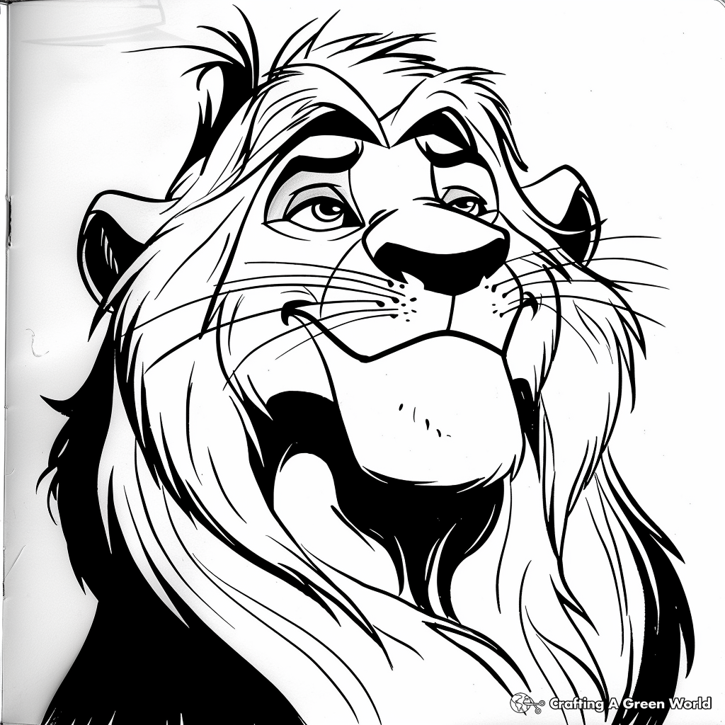 mufasa coloring pages