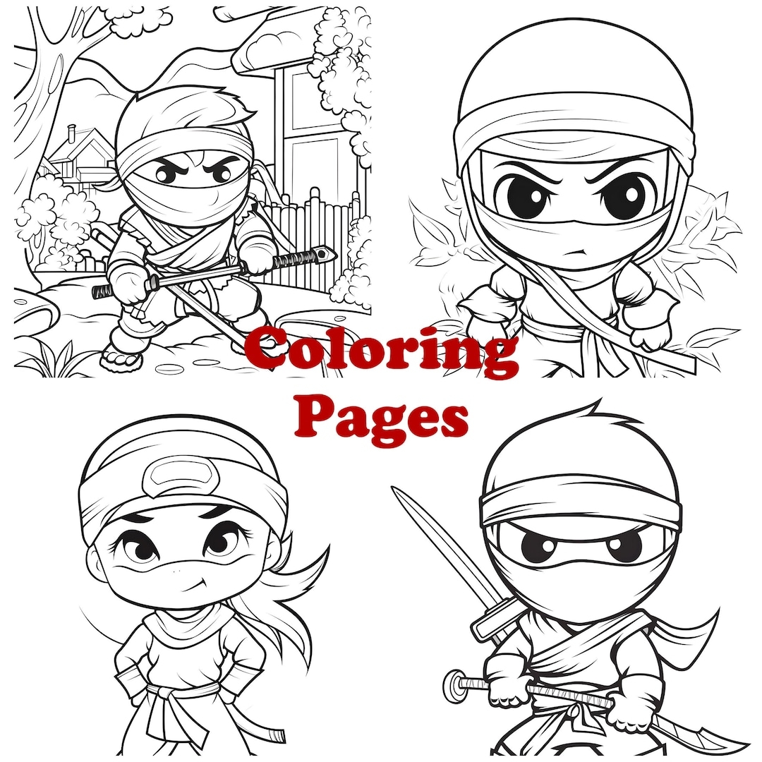 ninja coloring page ninja coloring page