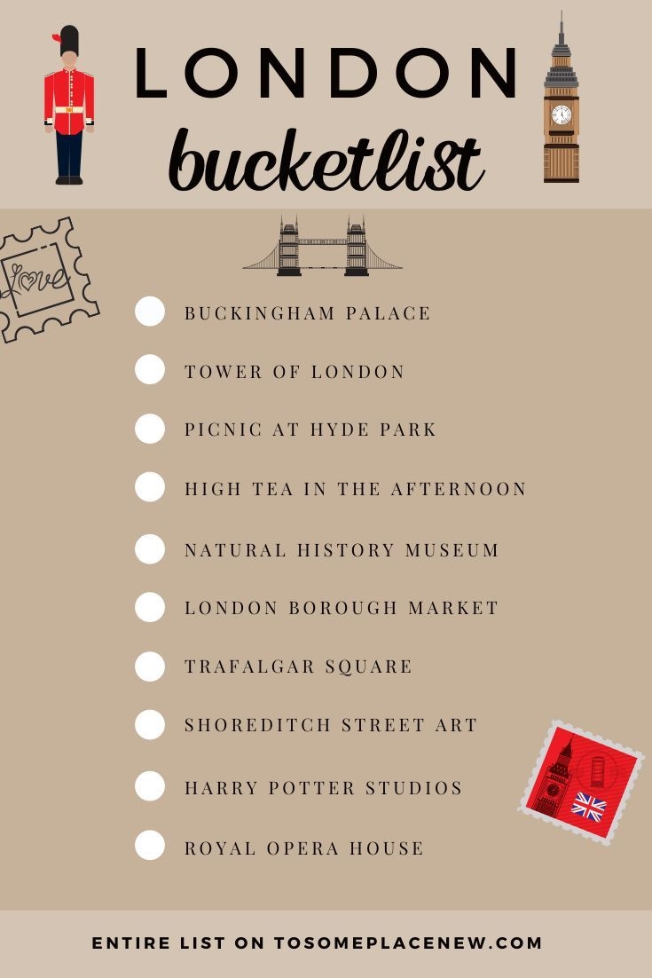 London Bucket List 40 Unique London Experiences