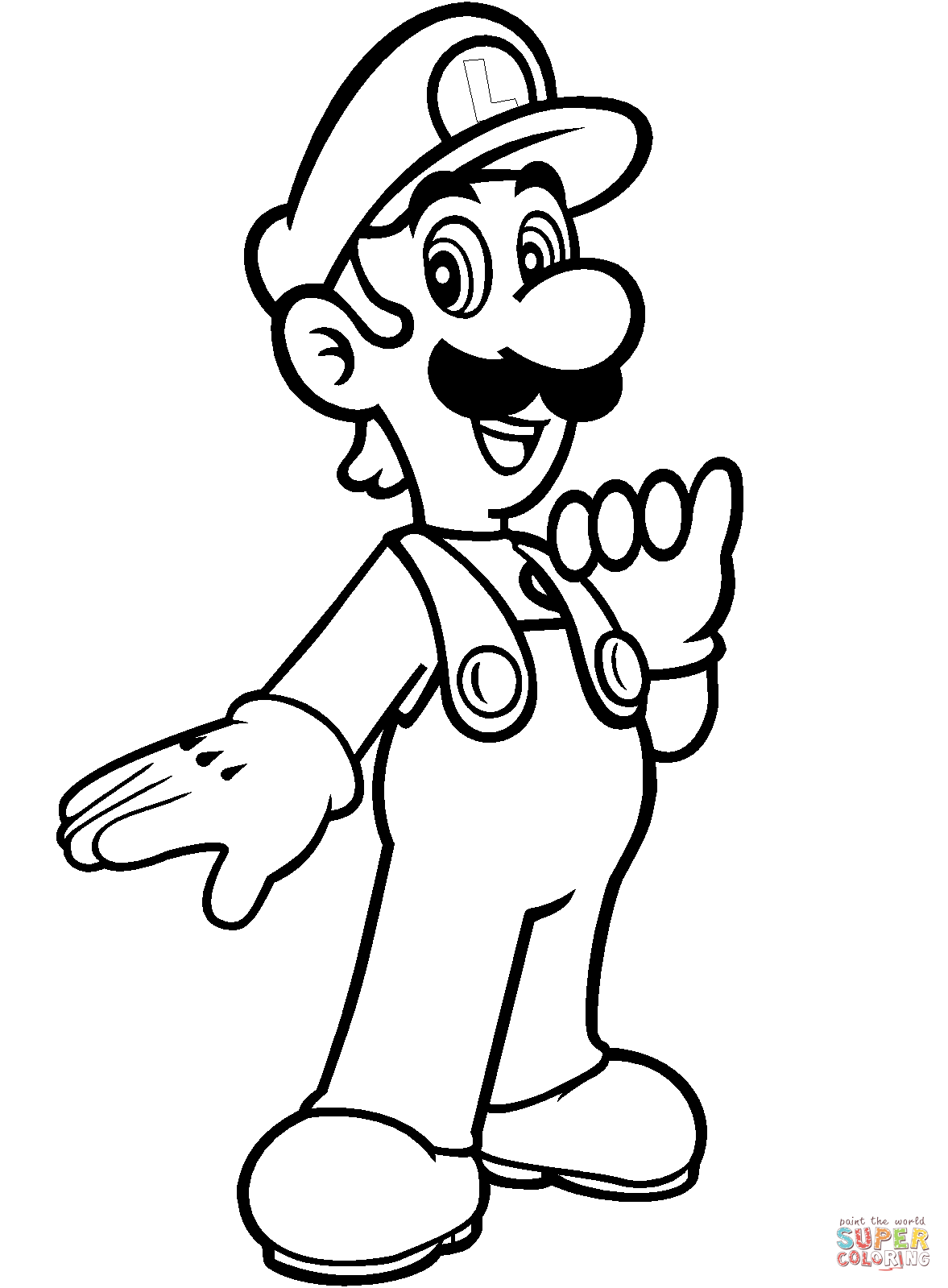 Luigi 10 Free Printable Coloring Pages Luigi 10 Free Printable Coloring Pages