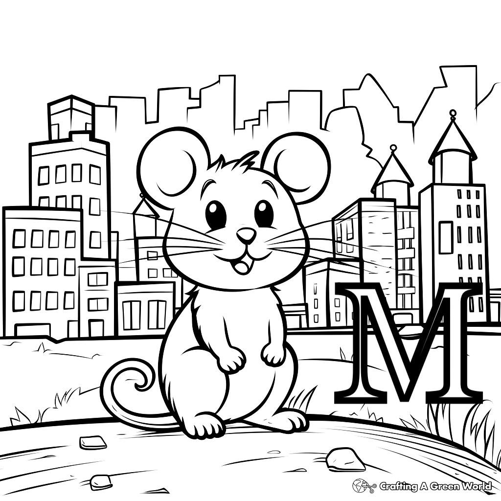 mice coloring pages