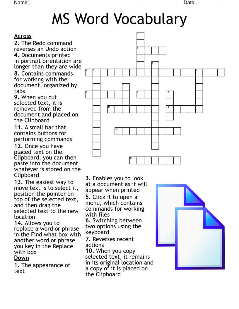 Mac Commands Crossword WordMint