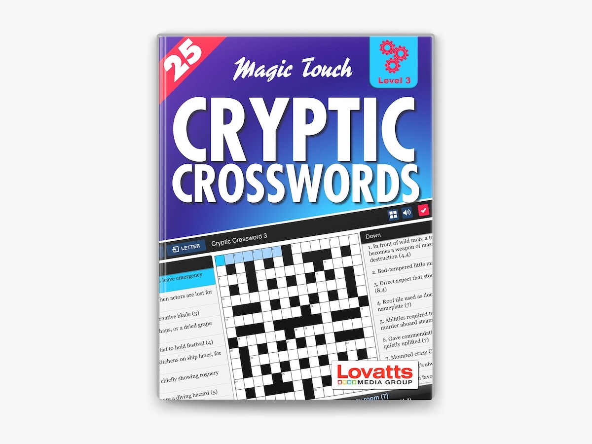 Magic Touch Cryptic Crosswords 3 By Lovatts Crosswords Puzzles On Apple Books