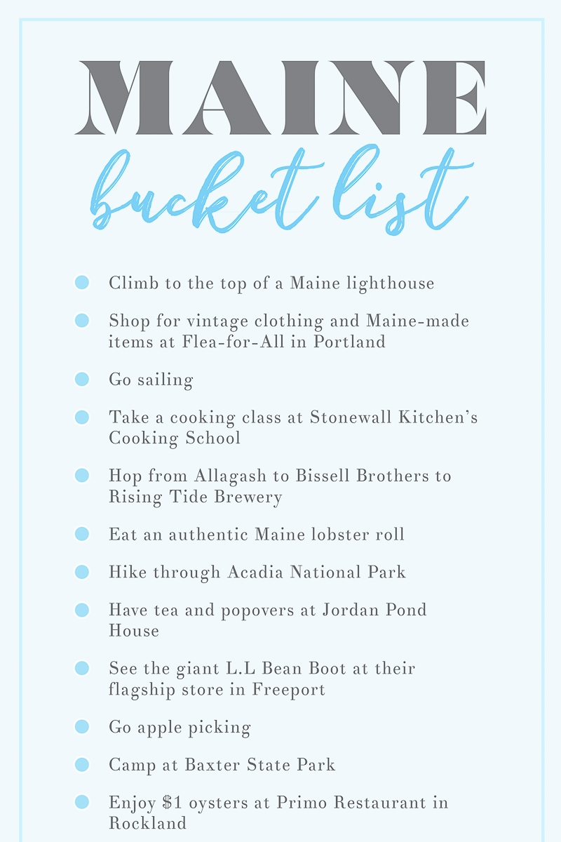 Maine Bucket List 20 Of The Best Things To Do In The Summer