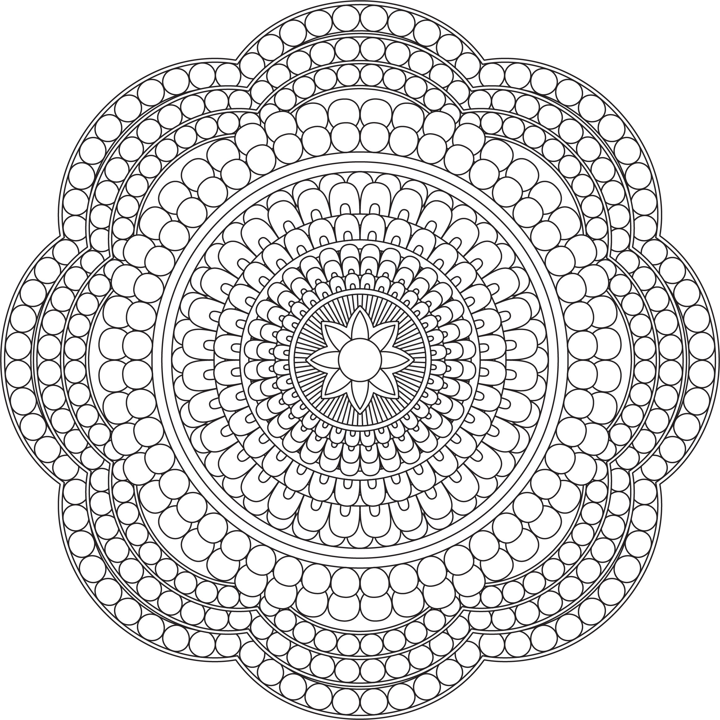 mandala coloring pages printable