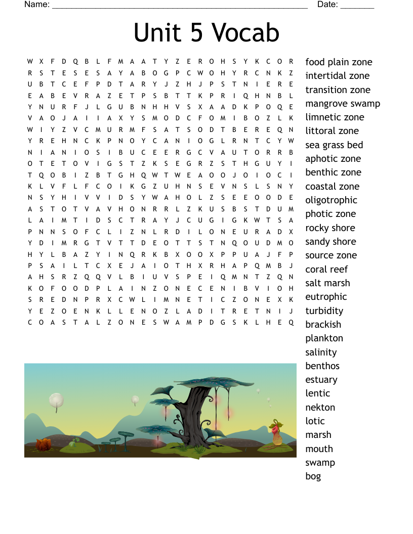 Mangrove Swamp Crossword WordMint Mangrove Swamp Crossword WordMint