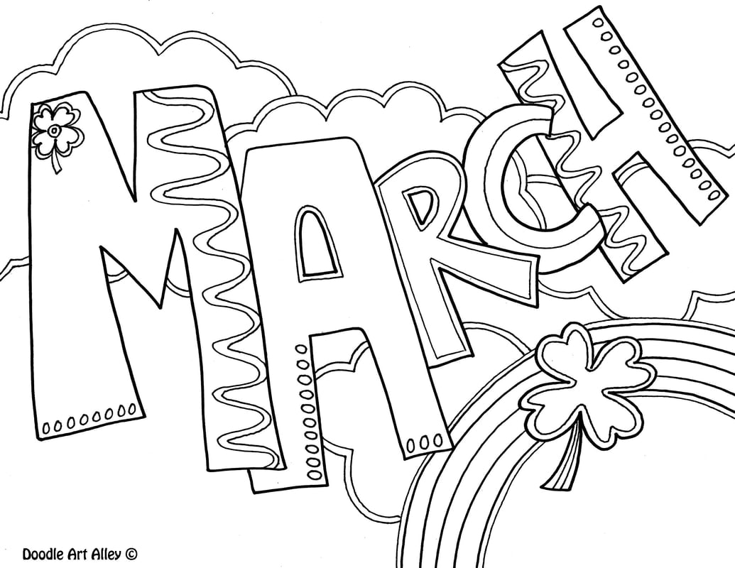 march coloring page march coloring page