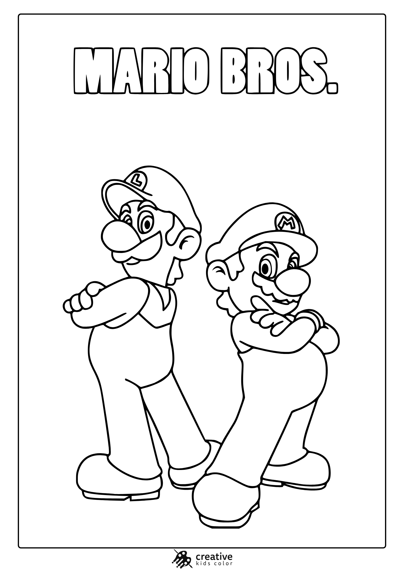 mario printable coloring pages