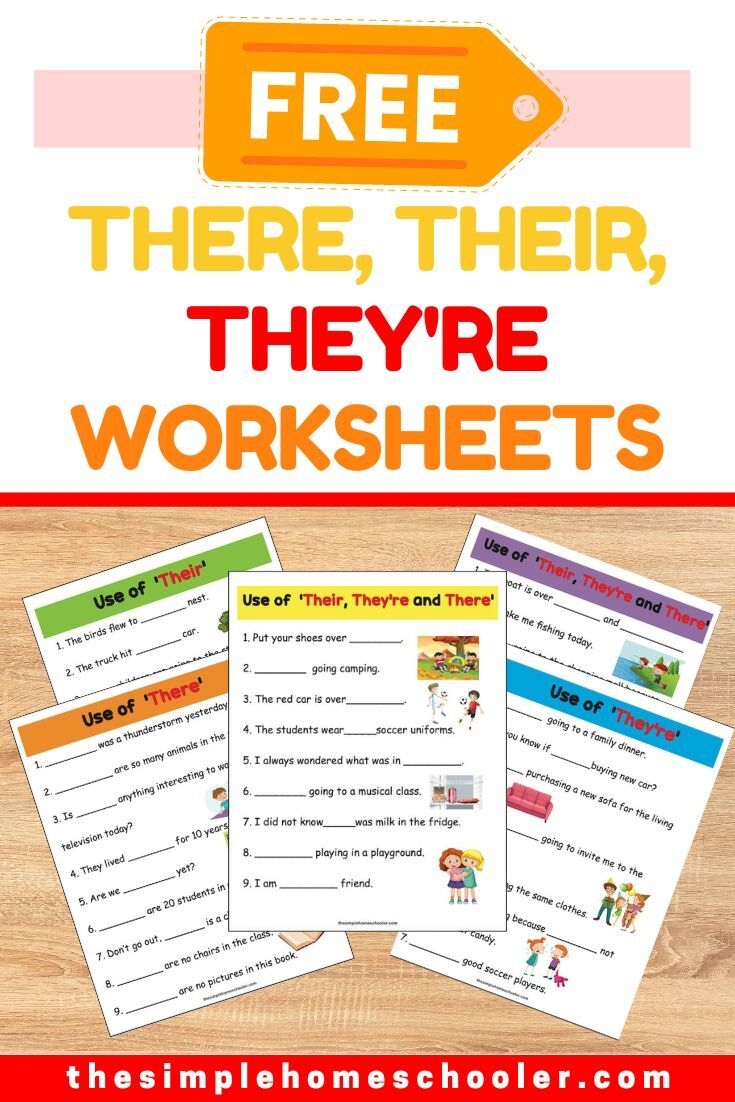 Mastering There Their And They re Free Worksheet Packet The Simple Homeschooler Mastering There Their And They re Free Worksheet Packet The Simple Homeschooler