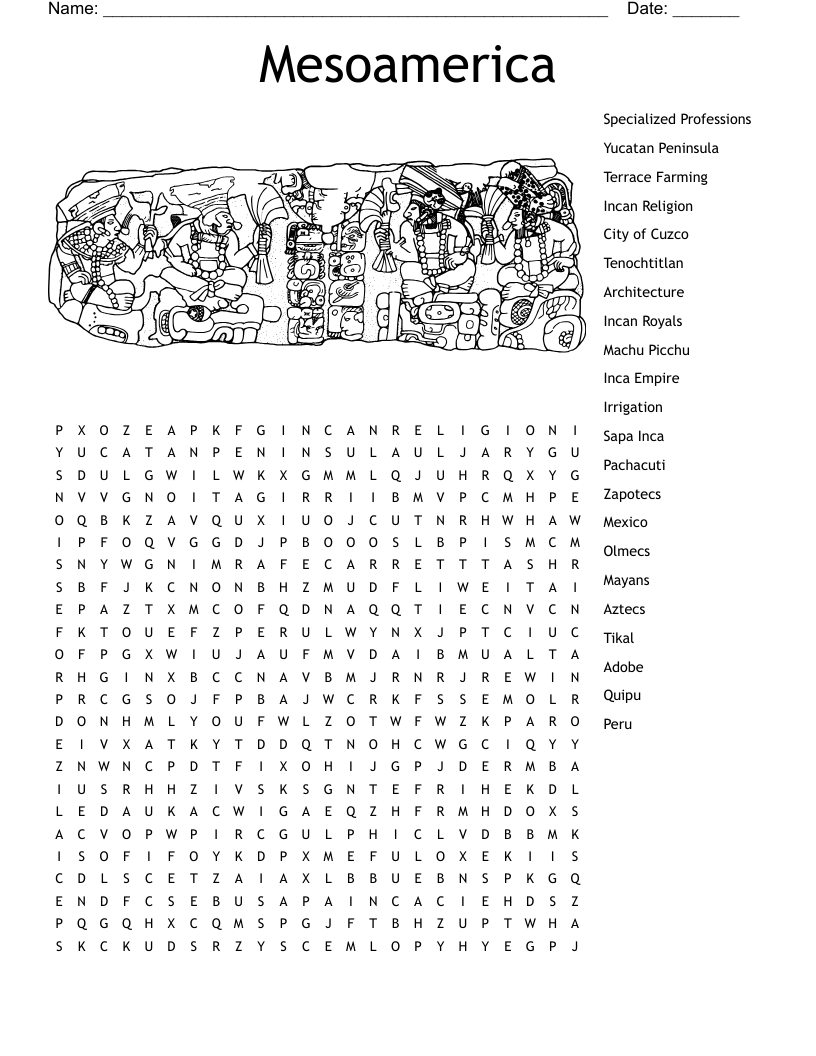 Maya Crossword WordMint