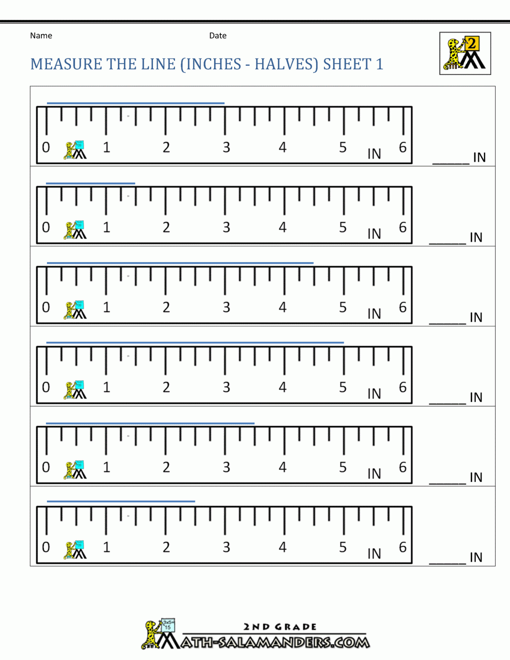 Measurement Math Worksheets Measuring Length Measurement Math Worksheets Measuring Length
