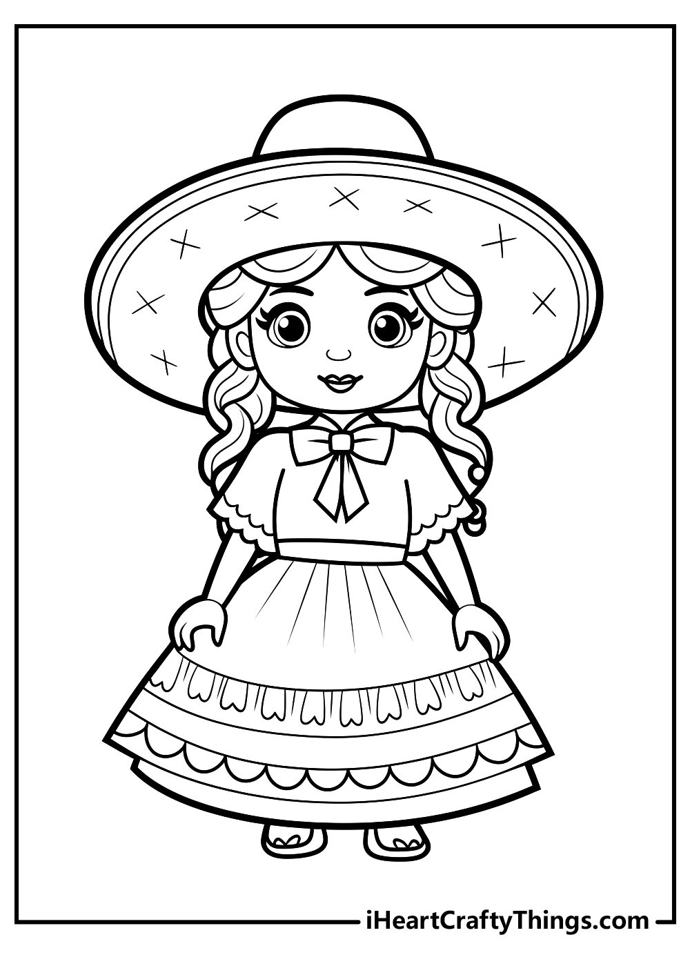 mexican coloring pages mexican coloring pages