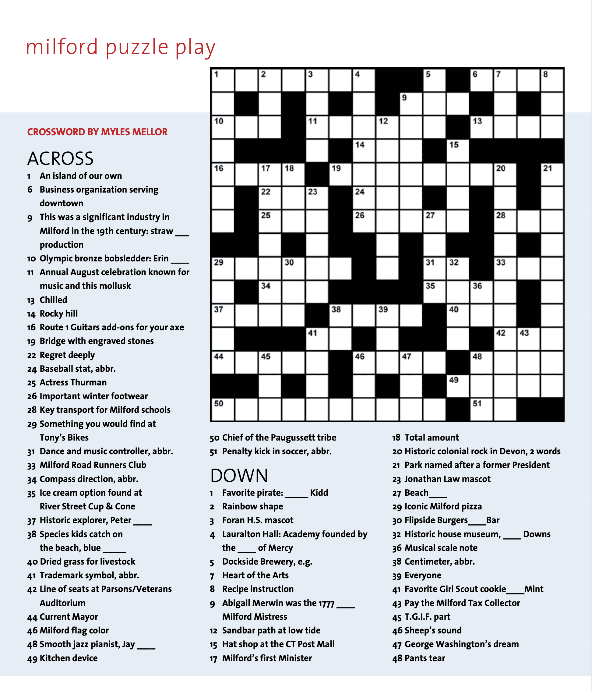 Milford Puzzle Play Milford Living Magazine