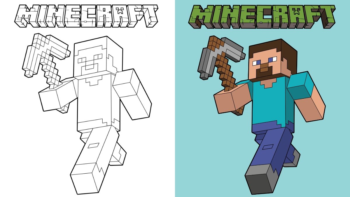 Minecraft Coloring Pages 32 Free Printable PDFs Minecraft Coloring Pages 32 Free Printable PDFs
