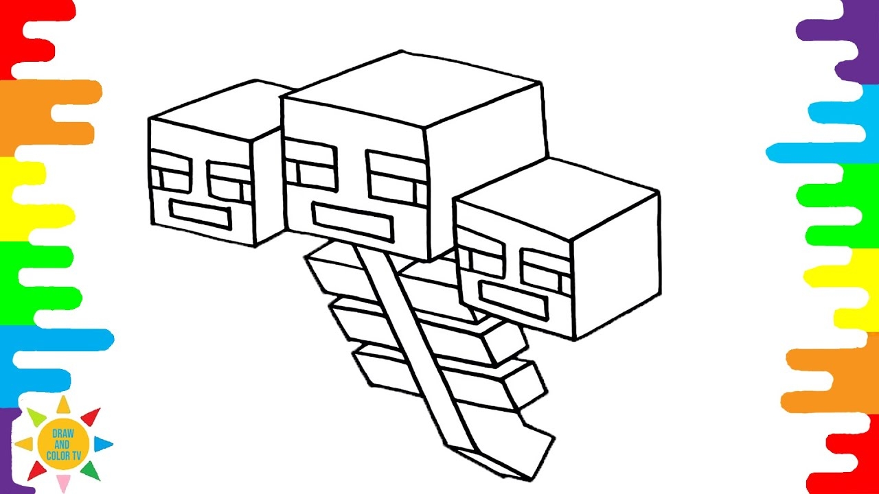 creeper coloring page