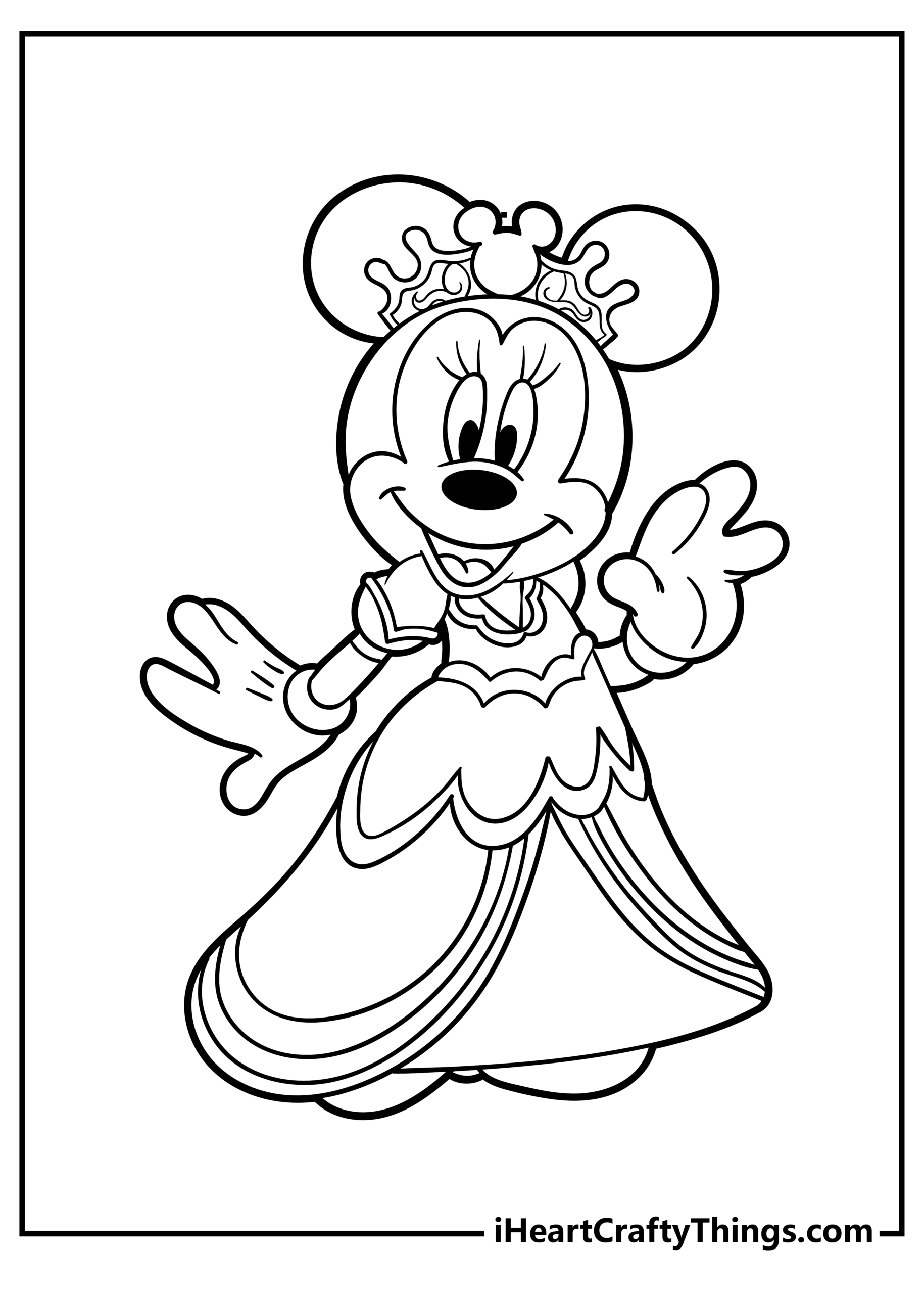 Minnie Mouse Coloring Pages 30 Free Printables 