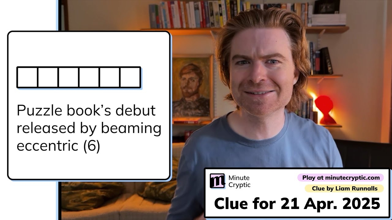 Minute Cryptic Clue 301 Puzzle Book s Debut Released By Beaming Eccentric 6 YouTube Minute Cryptic Clue 301 Puzzle Book s Debut Released By Beaming Eccentric 6 YouTube
