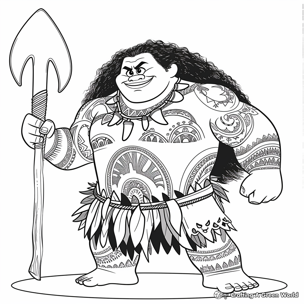 Moana Coloring Pages Free Printable 