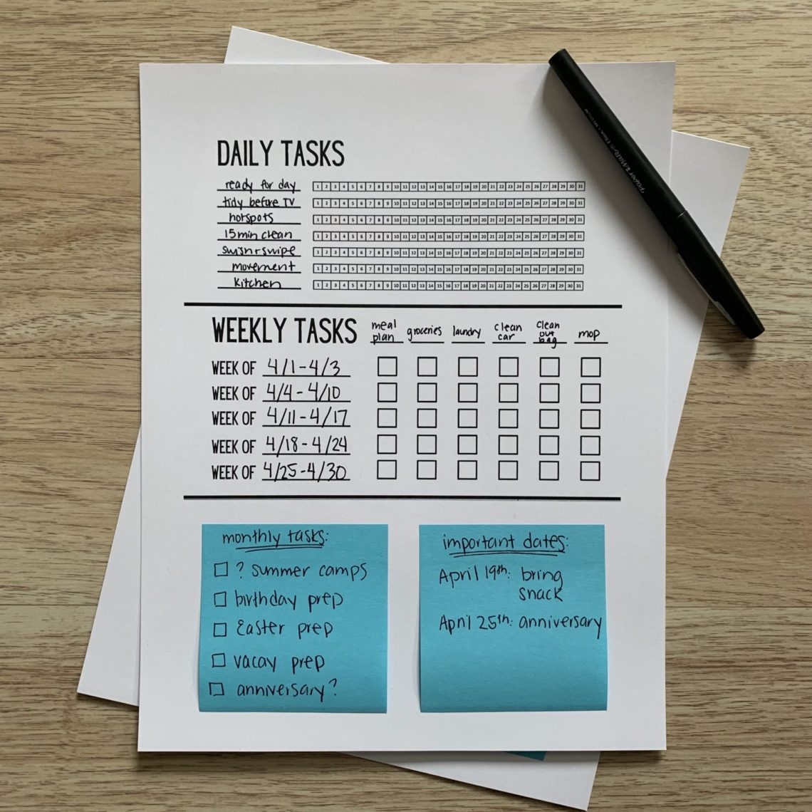 to do list by month to do list by month