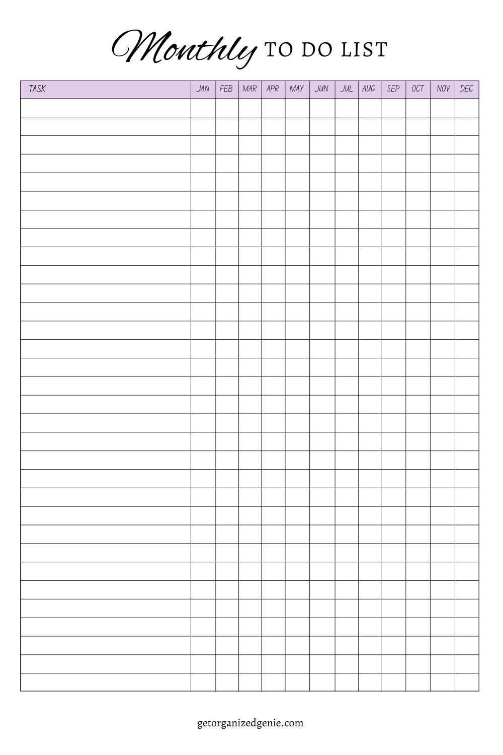 Monthly To Do List Template FREE Printables And Handy Tips Monthly To Do List Template FREE Printables And Handy Tips