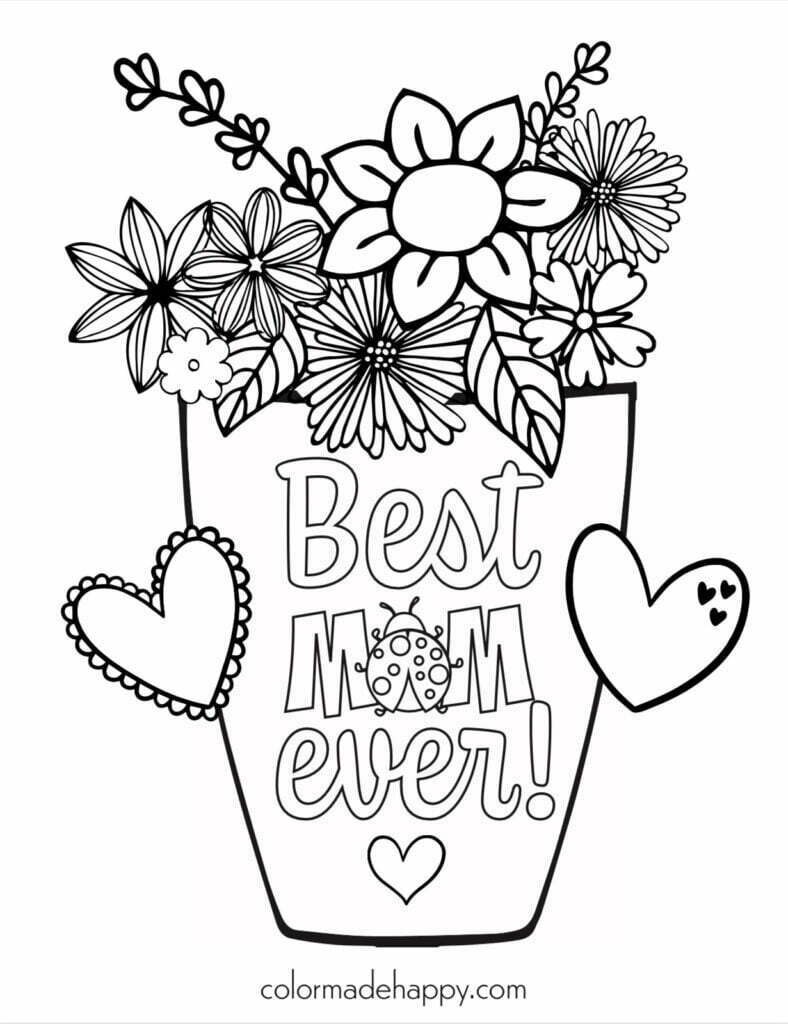 mothers day coloring worksheets mothers day coloring worksheets